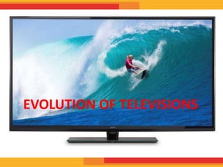EVOLUTION OF TELEVISIONS

 
