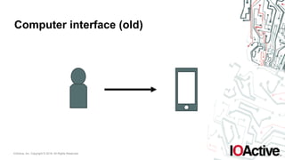 IOActive, Inc. Copyright © 2016. All Rights Reserved.
Computer interface (old)
 