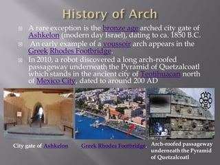 Evolution of the arch | PDF