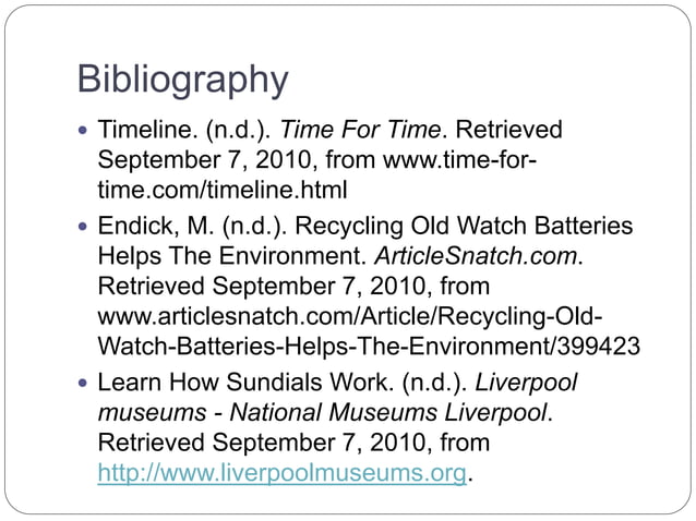 Evolution of the clock | PPTX