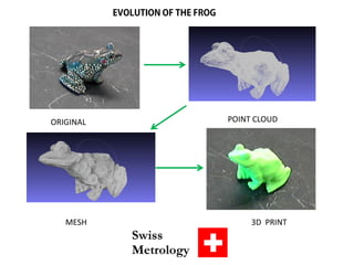 EVOLUTION OF THE FROG
ORIGINAL POINT CLOUD
MESH 3D PRINT
 