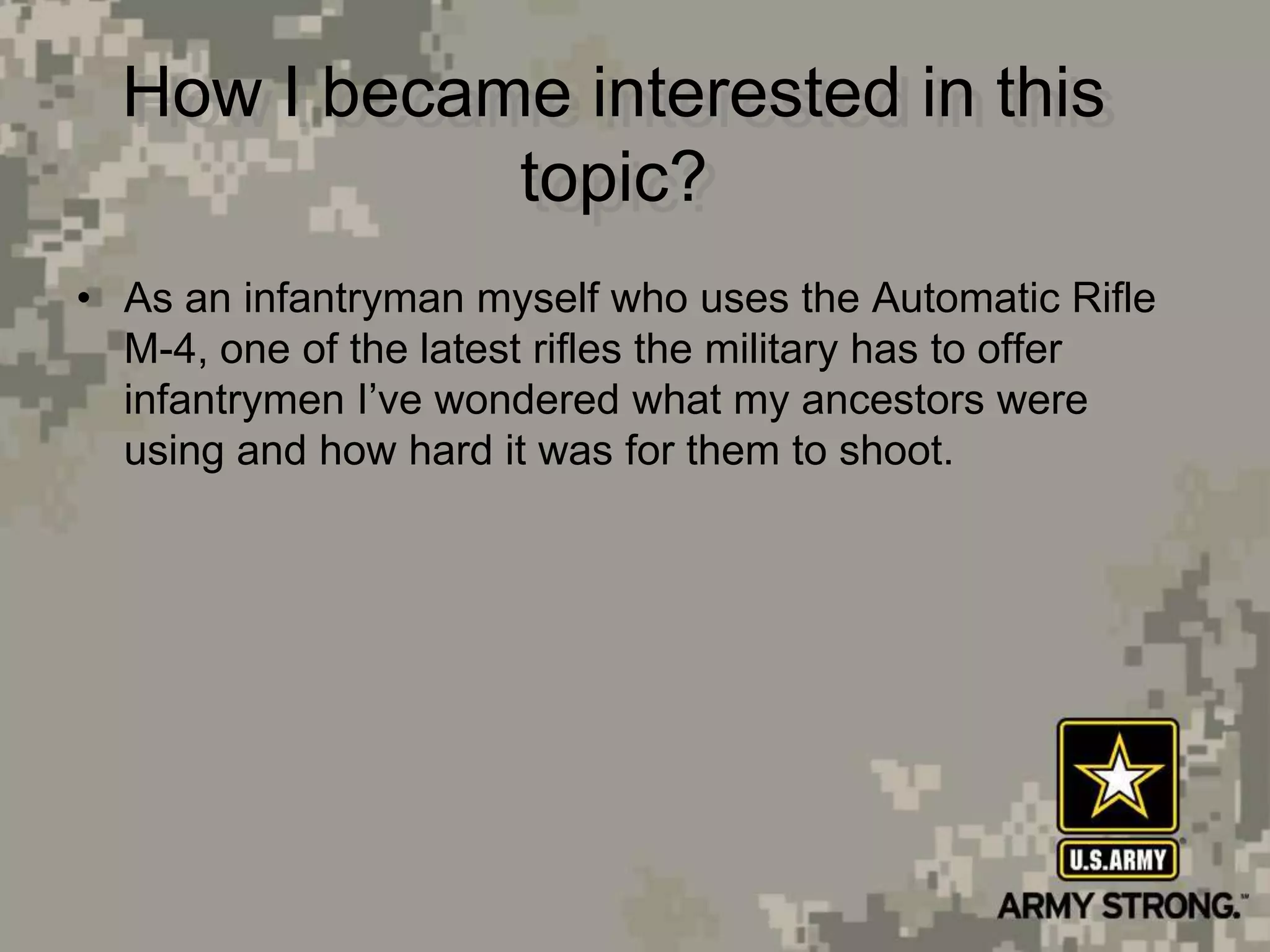 Evolution Of The Infantry Rifle(1)