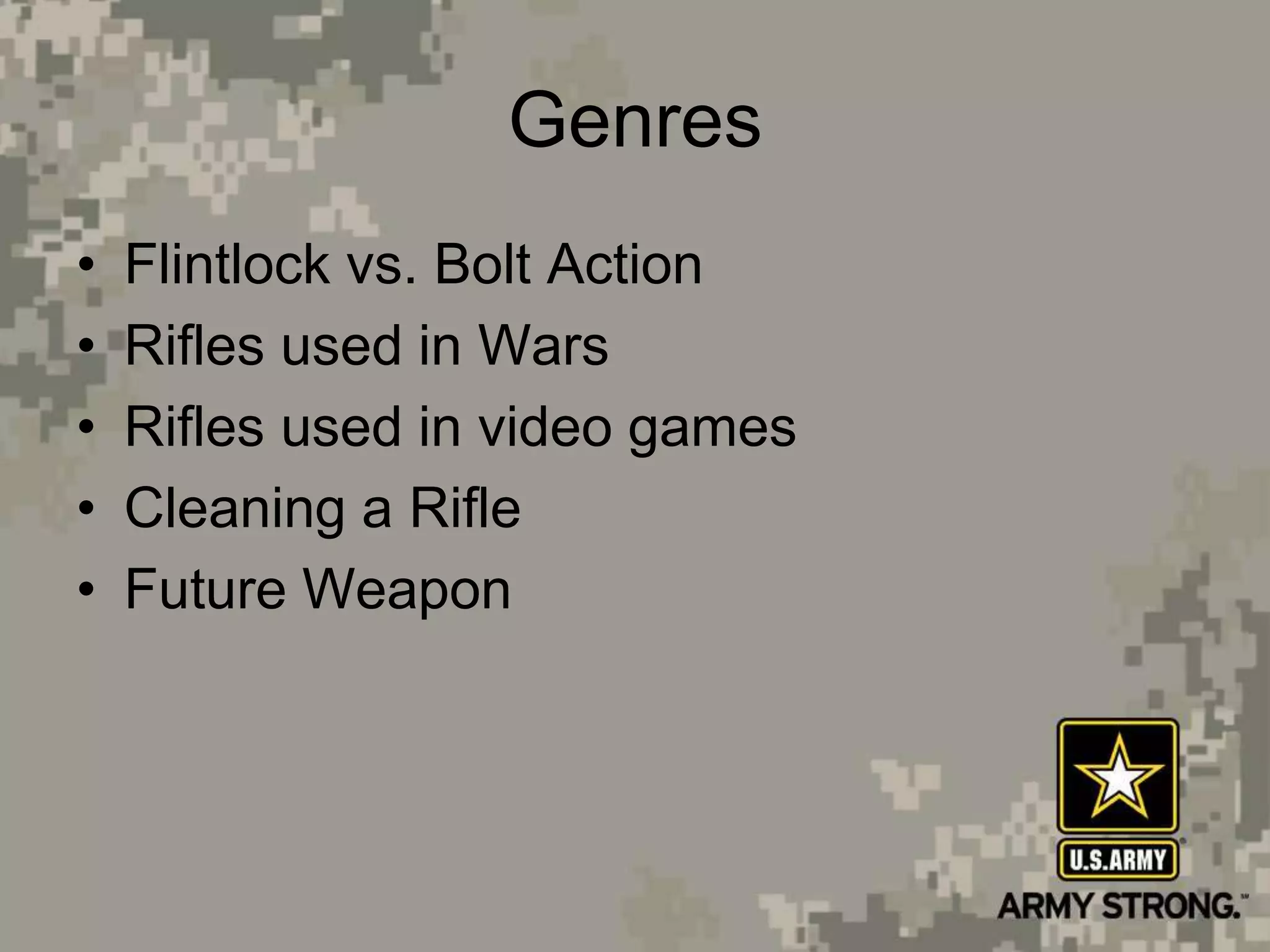 Evolution Of The Infantry Rifle(1)