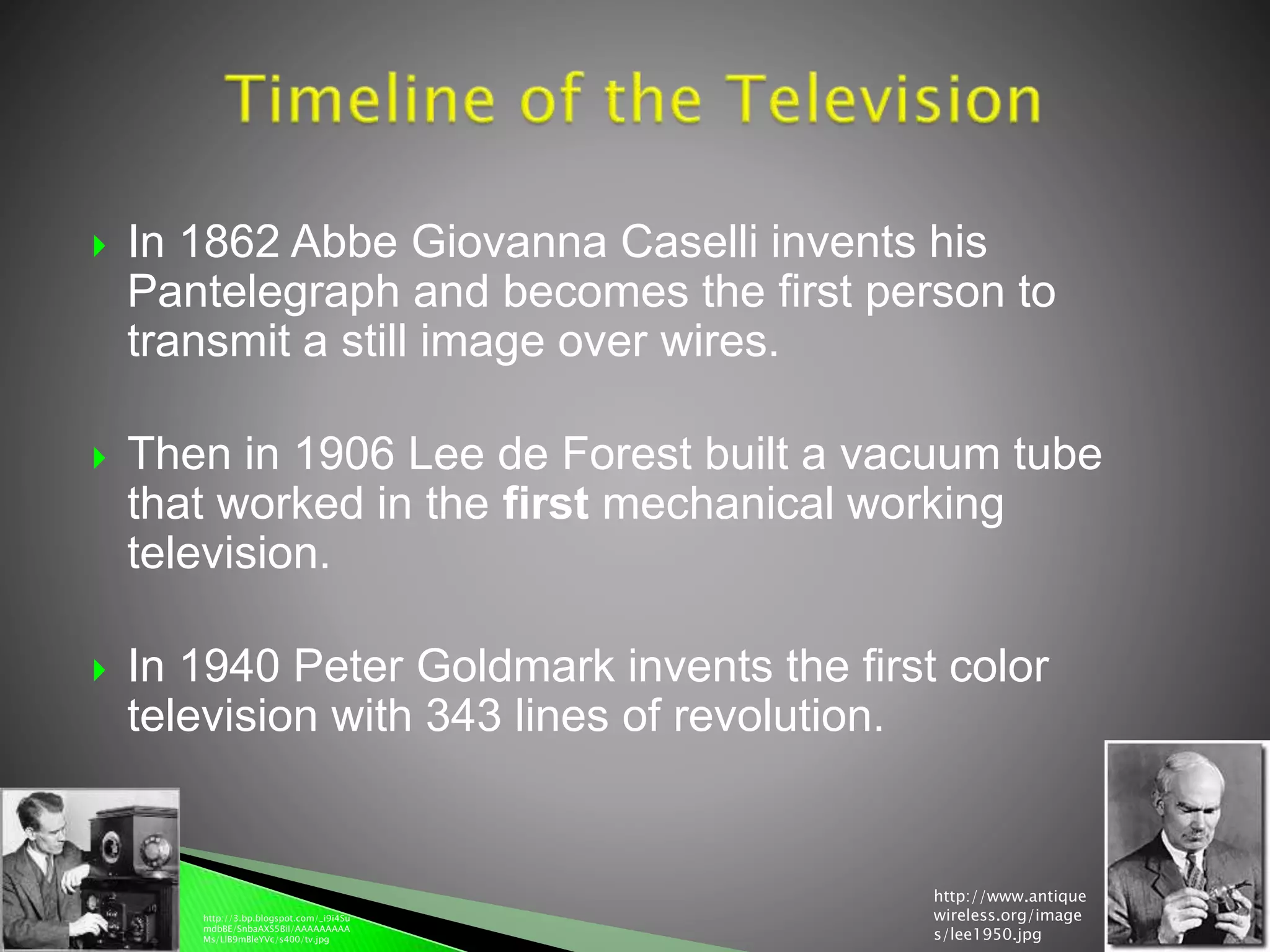 Evolution of the television!!!!! | PPTX