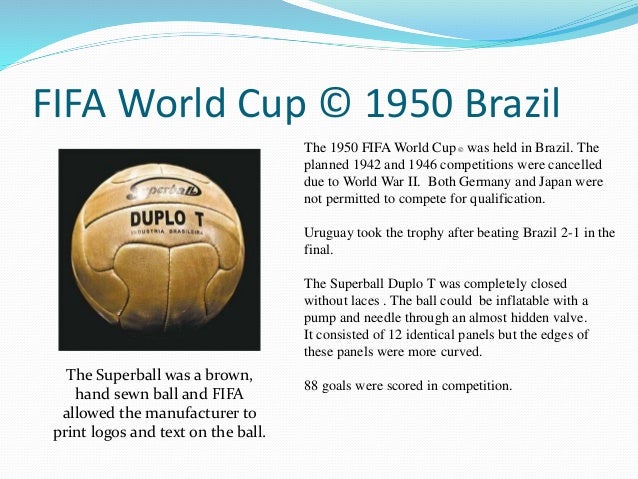 1950 soccer ball