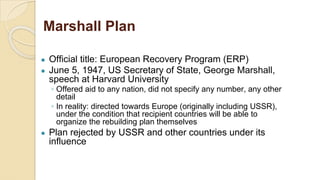 European Recovery Program Evolution of trade | PDF