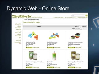 Dynamic Web - Online Store