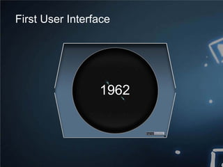 1962
First User Interface