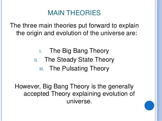 an introduction to the comparison of the big bang and steady state theory The big bang it is believed that the universe started with a single source this source is thought to have exploded making the big bang theory. an introduction to the comparison of the big bang and steady state theory The big bang it is believed that the universe started with a single source this source is thought to have exploded making the big bang theory.