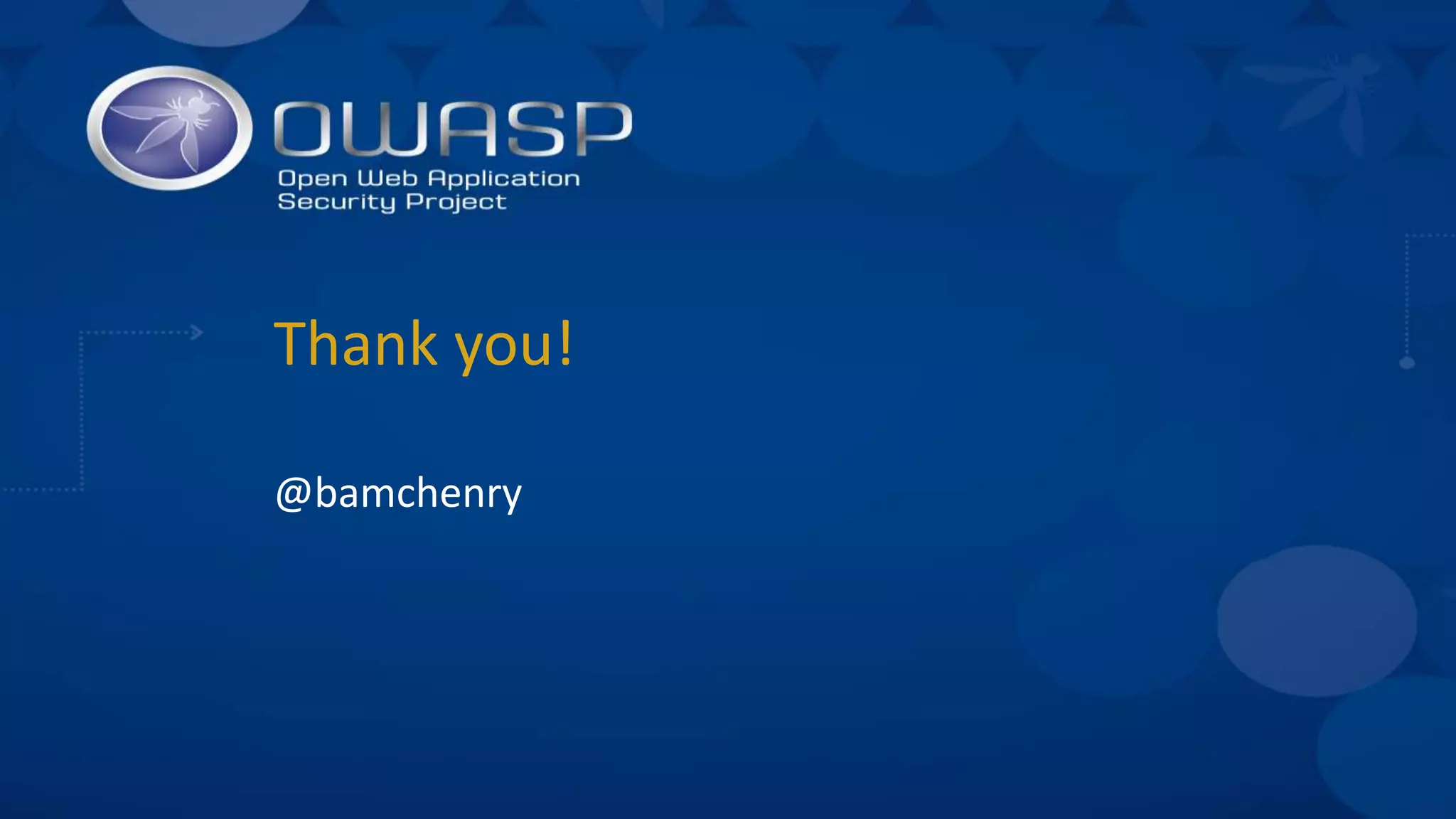 Thank you!
@bamchenry
 