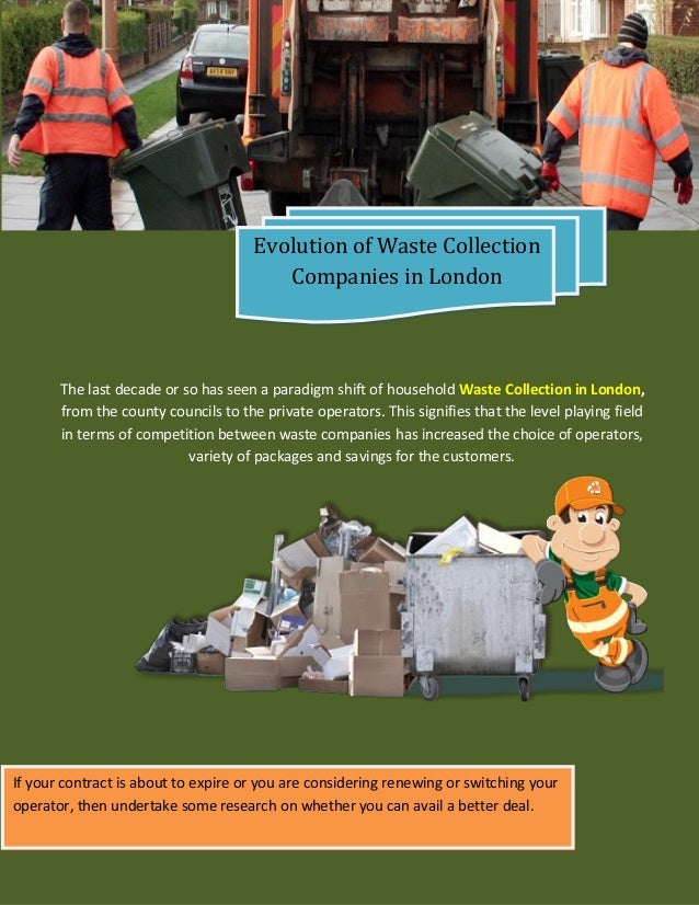 Evolution of Waste Collection Companies in London