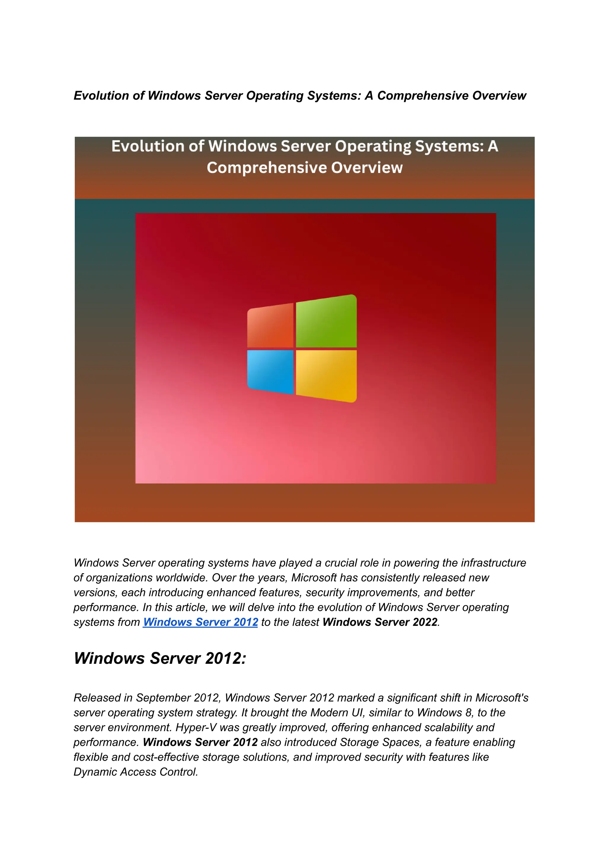 Evolution of Windows Server Operating Systems_ A Comprehensive Overview.pdf
