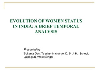 EVOLUTION OF WOMEN STATUS IN INDIA POWER POINT.ppt