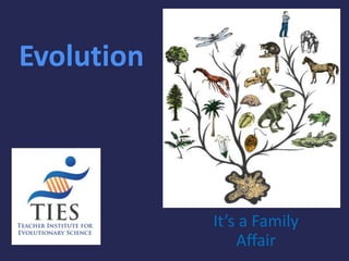 Evolution
It’s a Family
Affair
 