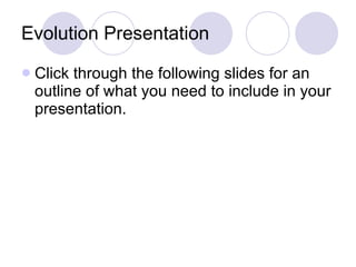 Evolution Presentation ,[object Object]
