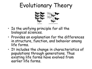 Evolution theories