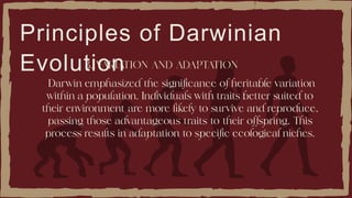 Principles of Darwinian
Evolution
 