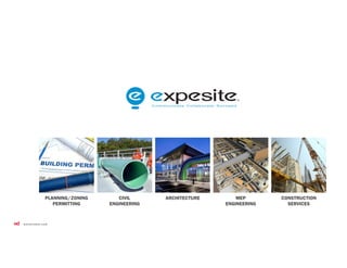 CONSTRUCTION
SERVICES
CIVIL
ENGINEERING
PLANNING/ZONING
PERMITTING
MEP
ENGINEERING
ARCHITECTURE
 