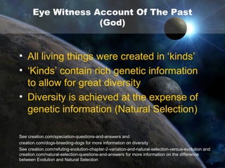 Evolution vs Creation | PDF