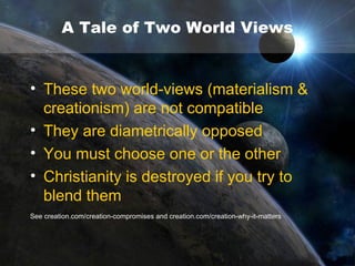Evolution vs Creation | PDF