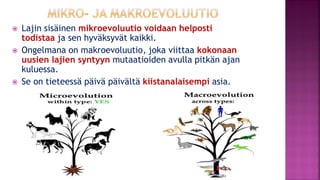 Evoluutioteoria ja tiede fi 12.1.2021