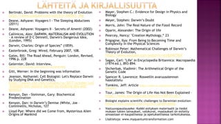 Evoluutioteoria ja tiede fi 12.1.2021