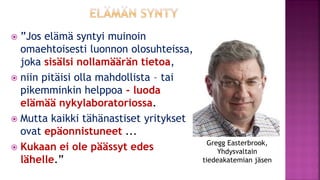 Evoluutioteoria ja tiede fi 12.1.2021