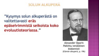 Evoluutioteoria ja tiede fi 12.1.2021