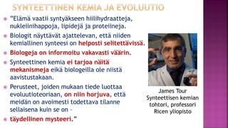 Evoluutioteoria ja tiede fi 12.1.2021