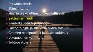 Evoluutioteoria ja tiede fi 12.1.2021