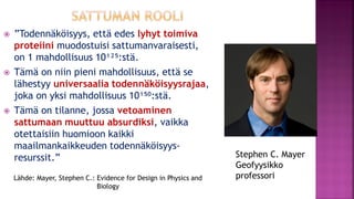Evoluutioteoria ja tiede fi 12.1.2021