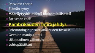 Evoluutioteoria ja tiede fi 12.1.2021