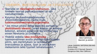 Evoluutioteoria ja tiede fi 12.1.2021
