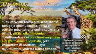 Evoluutioteoria ja tiede fi 12.1.2021