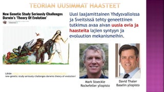 Evoluutioteoria ja tiede fi 12.1.2021