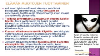 Evoluutioteoria ja tiede fi 12.1.2021