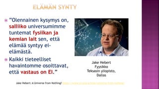 Evoluutioteoria ja tiede fi 12.1.2021