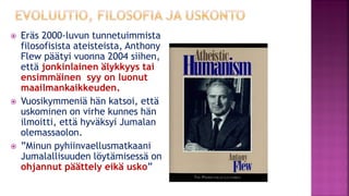 Evoluutioteoria ja tiede fi 12.1.2021