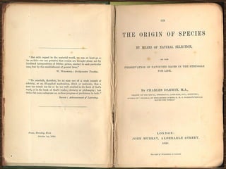 CHARLES DARWIN 
1809-1882 
 