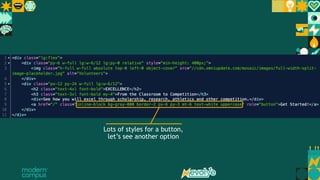 17 Insert slides with demo info for download use
Lots of styles for a button,
let’s see another option
 