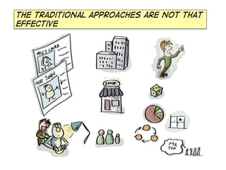 the Traditional approaches are not that
effective
 