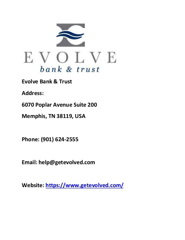 Evolve Bank And Trust Wynne Ar Evolve Bank & Trust | PDF
