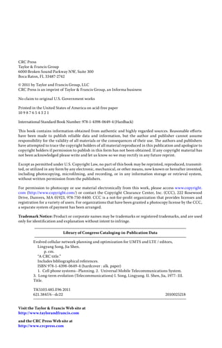 Evolved cellular network planning and optimization for umts and lte | PDF