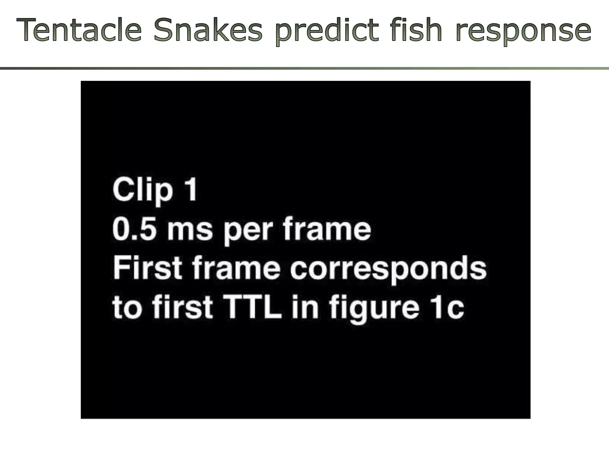 TentacleSnakespredictfishresponse