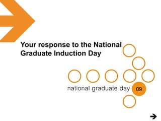 Your response to the National Graduate Induction Day 