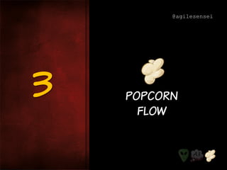 POPCORN 
FLOW 
3 
@agilesensei 
 