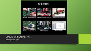 Circuits and Engineering
Activity Based Ideas
 