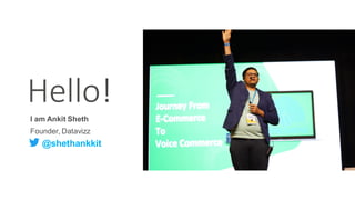 I am Ankit Sheth
Founder, Datavizz
Hello!
@shethankkit
 