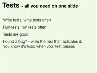 Evolving Archetecture