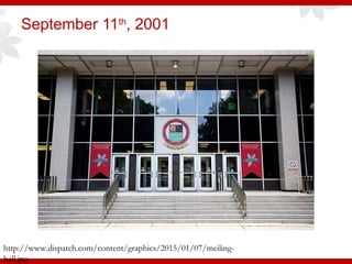 September 11th
, 2001
http://www.dispatch.com/content/graphics/2015/01/07/meiling-
hall.jpg
 